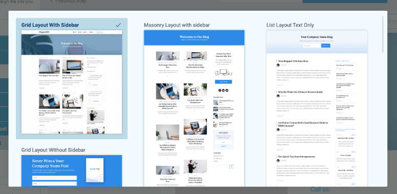 thrive themes grid layouts