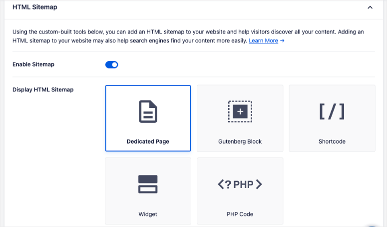 html sitemap