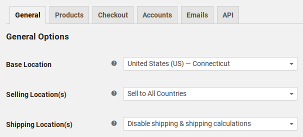 WooCommerce Review - Settings