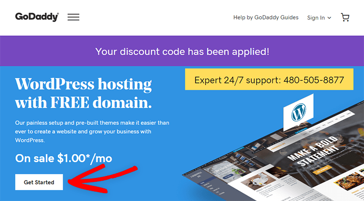 godaddy hosting coupon code