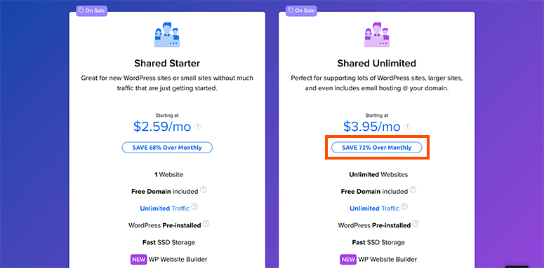 DreamHost pricing