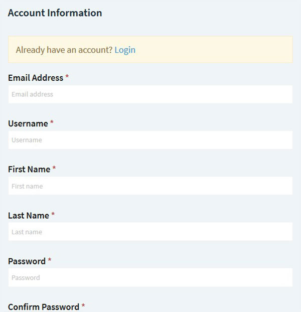 Account Information