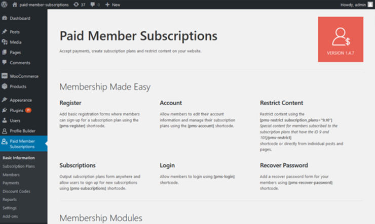 paid membership subscriptions - IsItWP - Detector gratuito de temas de WordPress paid member subscriptions