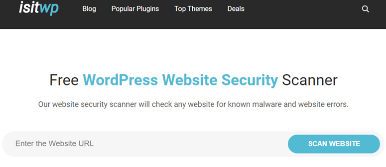 free website security scanner