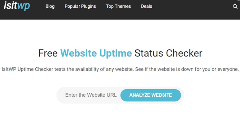 website uptime status checker