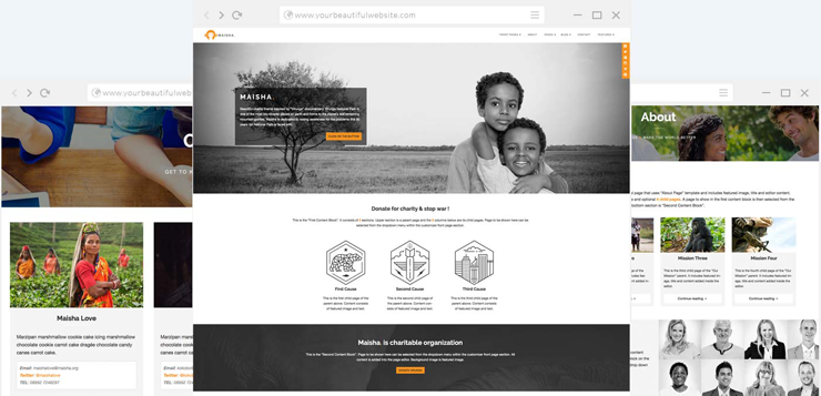 maisha wordpress responsive theme