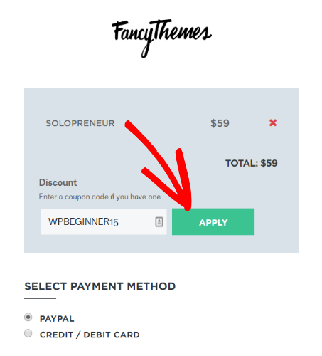 FancyThemes discount code