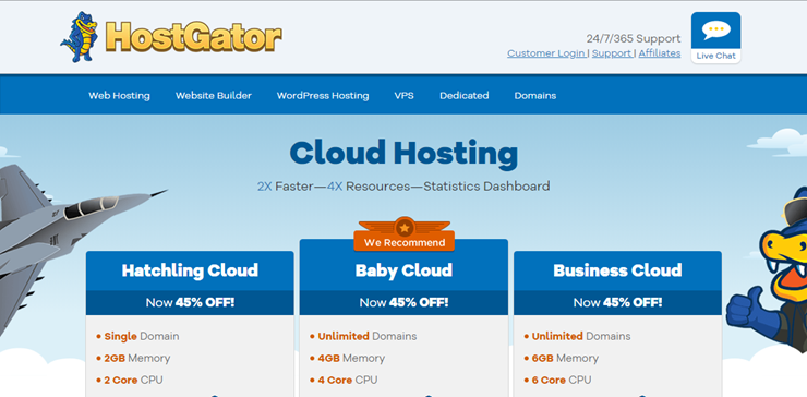 hostgator cloud hosting