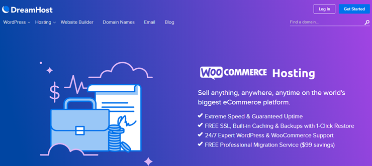 dreamhost woocommerce hosting review