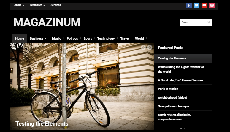 Magazinum theme