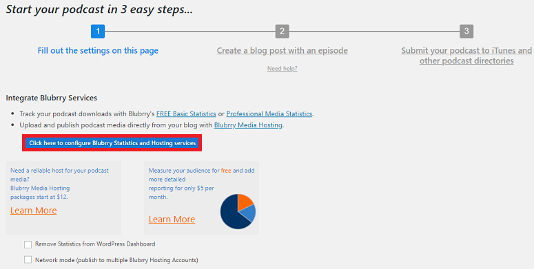 PowerPress settings, creating podcast with wordpress