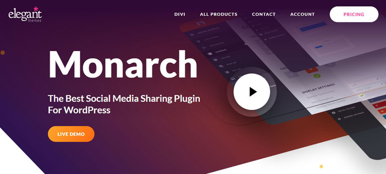 Monarch, facebook plugin, social share plugins