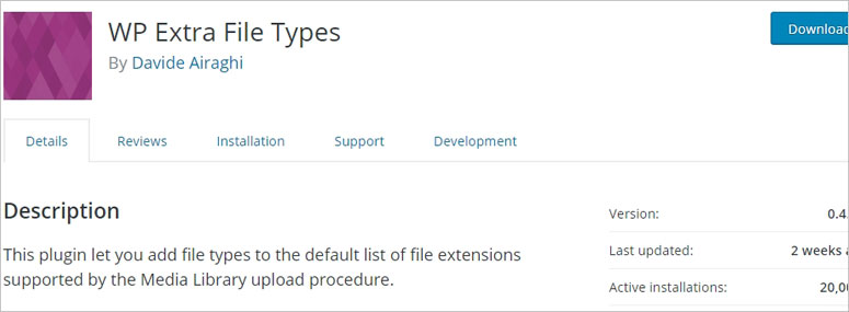 WP Extra File Type