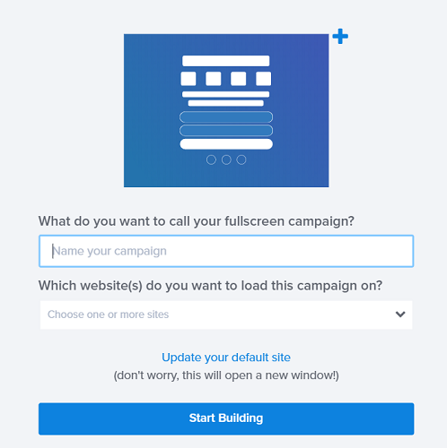 Create a campaign with optinmonYter
