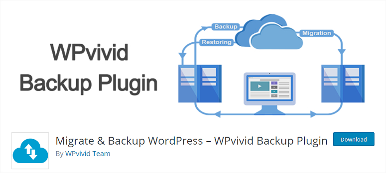 WPVivid backup and migration plugin