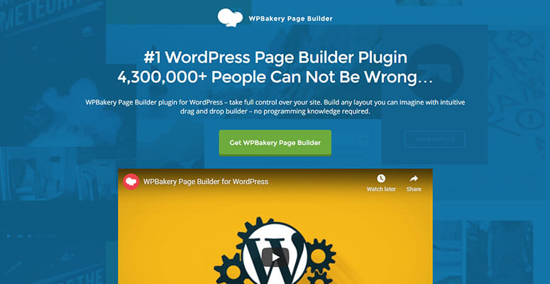 wpbakery page builder for wordpress