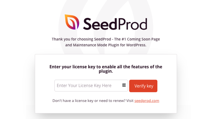 add seedprod license 