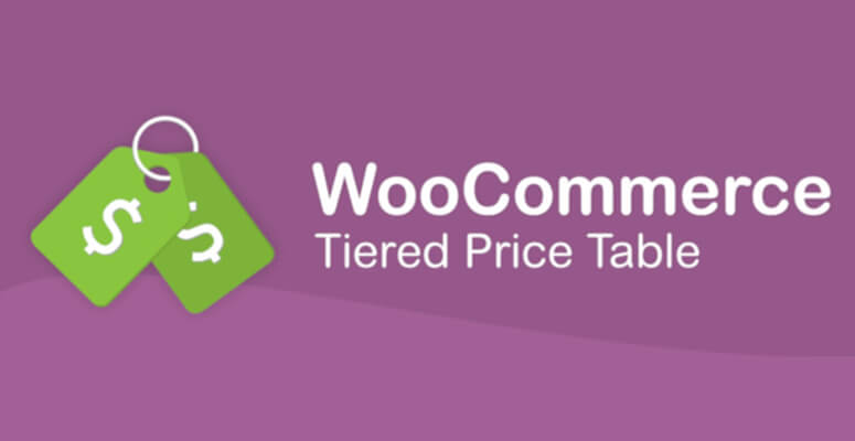 WooCommerce Tiered Price Table