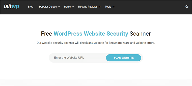IsItWP WordPress Security Scanner