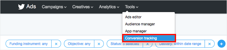 Twitter Ads tracking