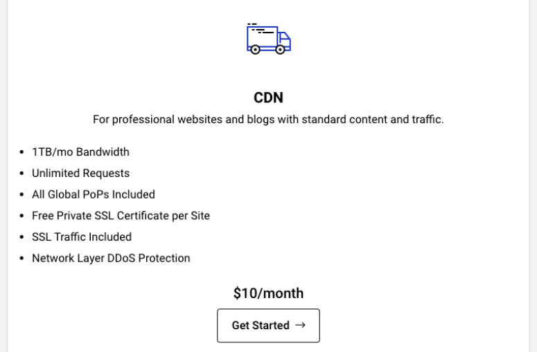 pricing cdn StackPath