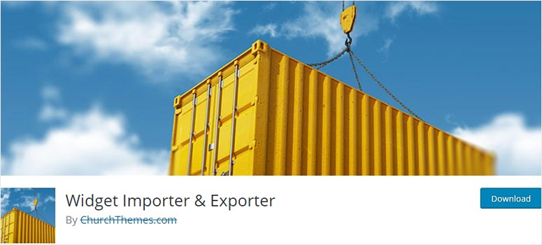 Widget Importer and Exporter