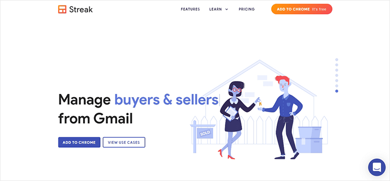 Streak CRM - IsItWP - Detector gratuito de temas de WordPress Streak CRM