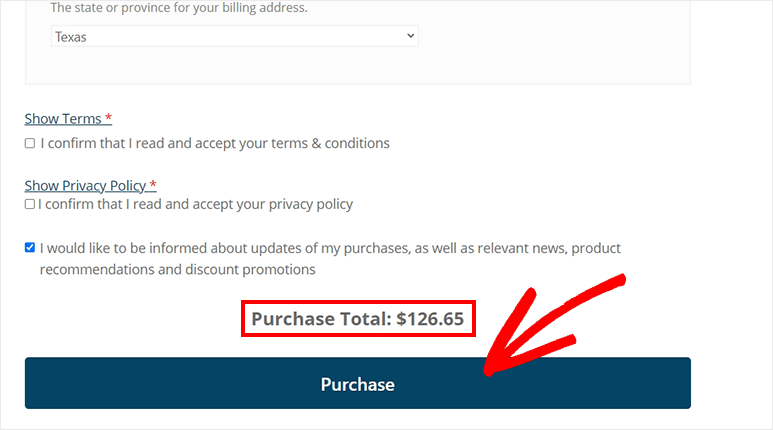 Widget Options purchase