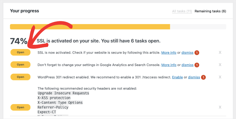 really simple ssl tasks