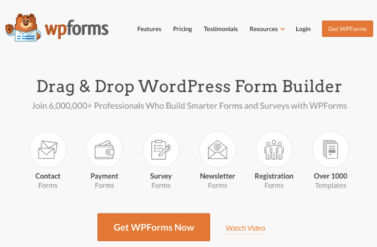 WPForms WordPress form builder