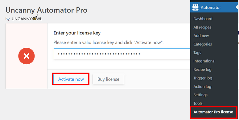 uncanny automator license