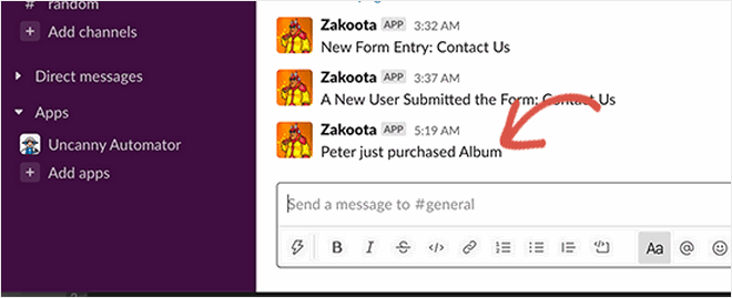 woocommerce slack notification