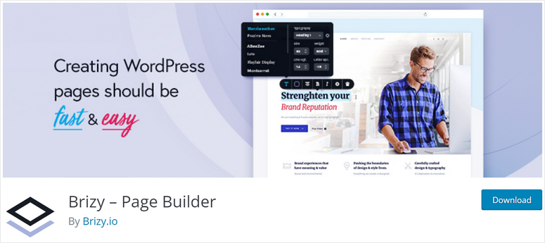 brizy page builder