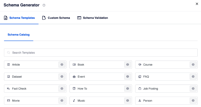 AIOSEO Schema Generator