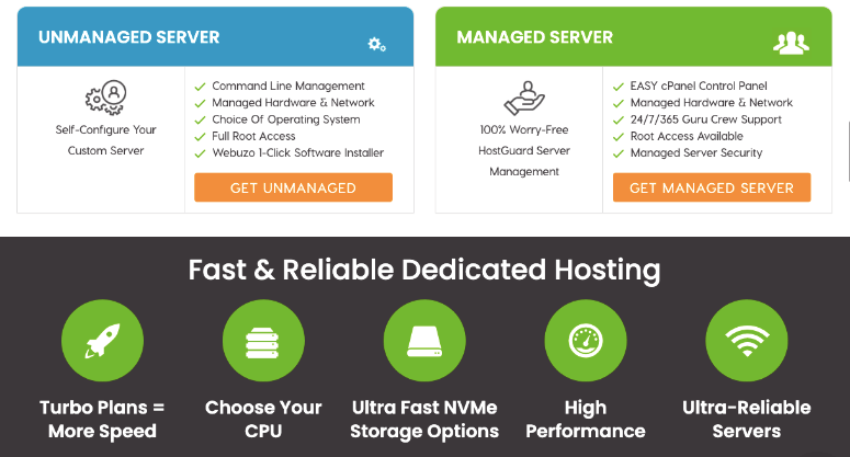 A2 Hosting dedicated hosting