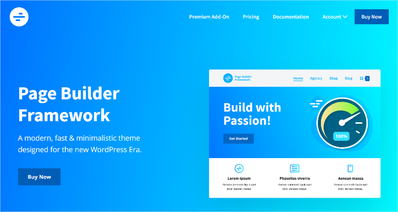 page builder framework