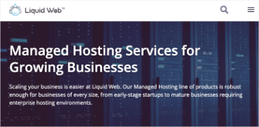 Liquid Web hosting