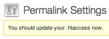 Update .htaccess Now