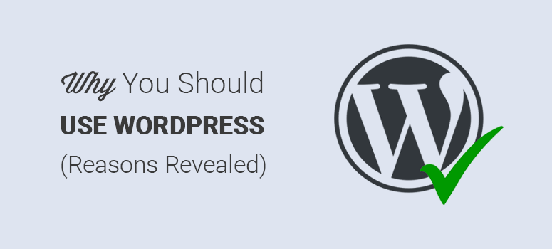 Why you should use WordPress