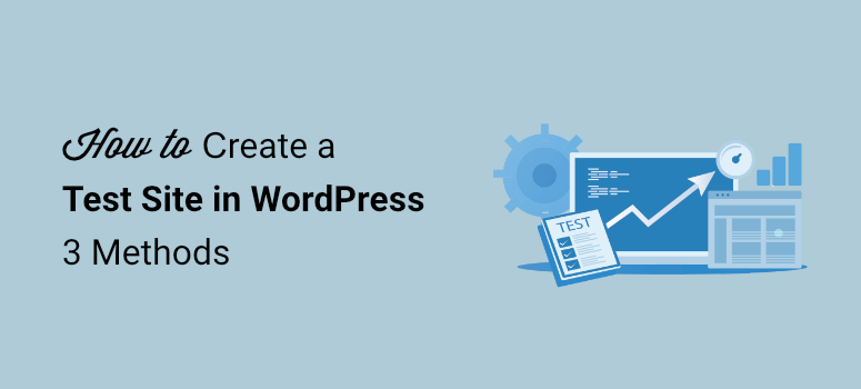 create a wordpress test site