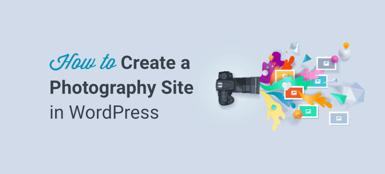 How to create a photography website in wordpress