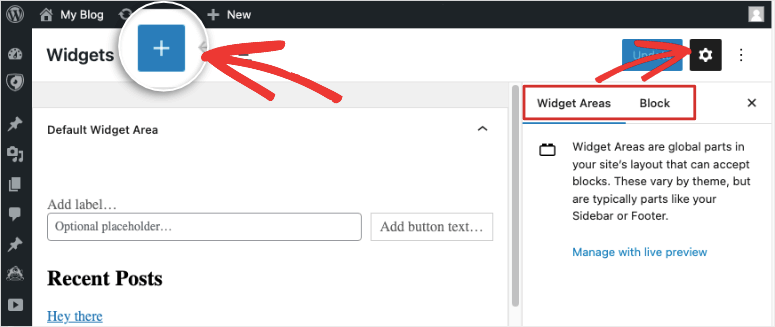 add widget wordpress
