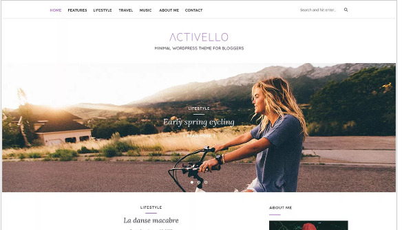 Activello theme has a featured slider for your posts by category