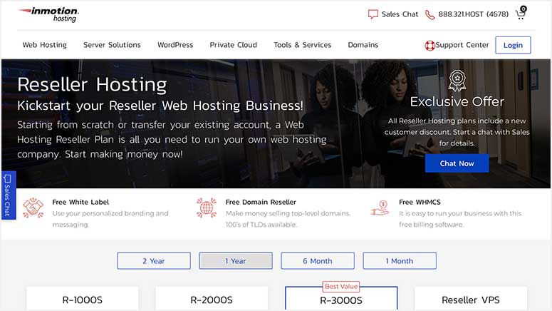 InMotion Reseller Hosting