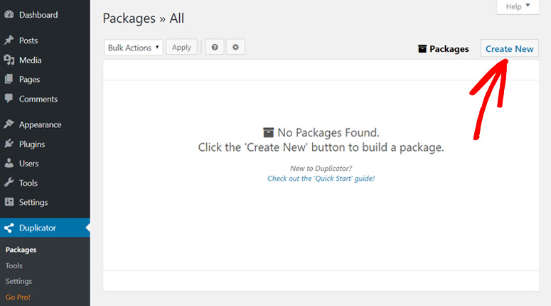 create-new-package-duplicator-plugin