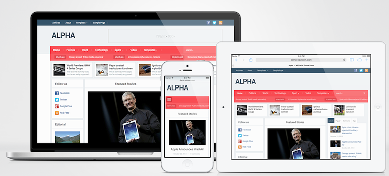 alpha - IsItWP - Détecteur de thèmes WordPress gratuit alpha