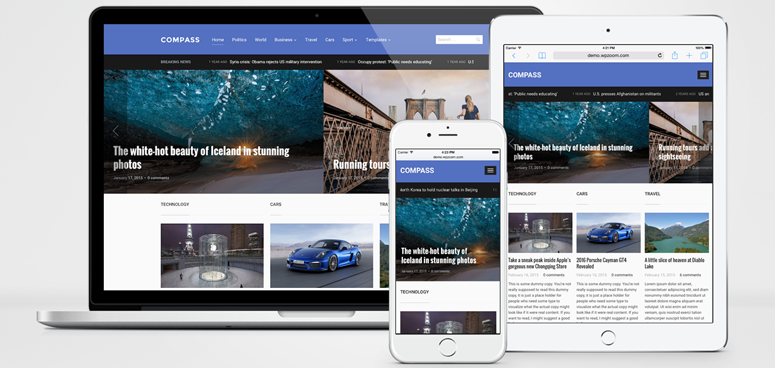 compass - IsItWP - Détecteur de thèmes WordPress gratuit compass