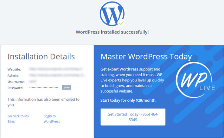 host-a-website-wordpress-install