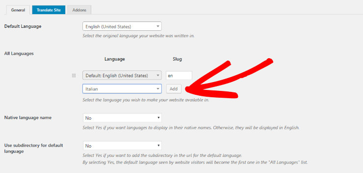 add-language-translatepress-review