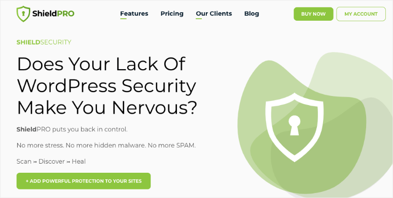 shieldpro - IsItWP - Détecteur de thèmes WordPress gratuit shieldpro